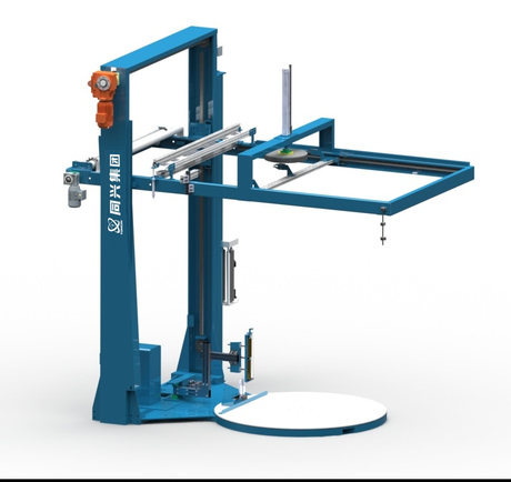トップシート付き自動パレットラッパー