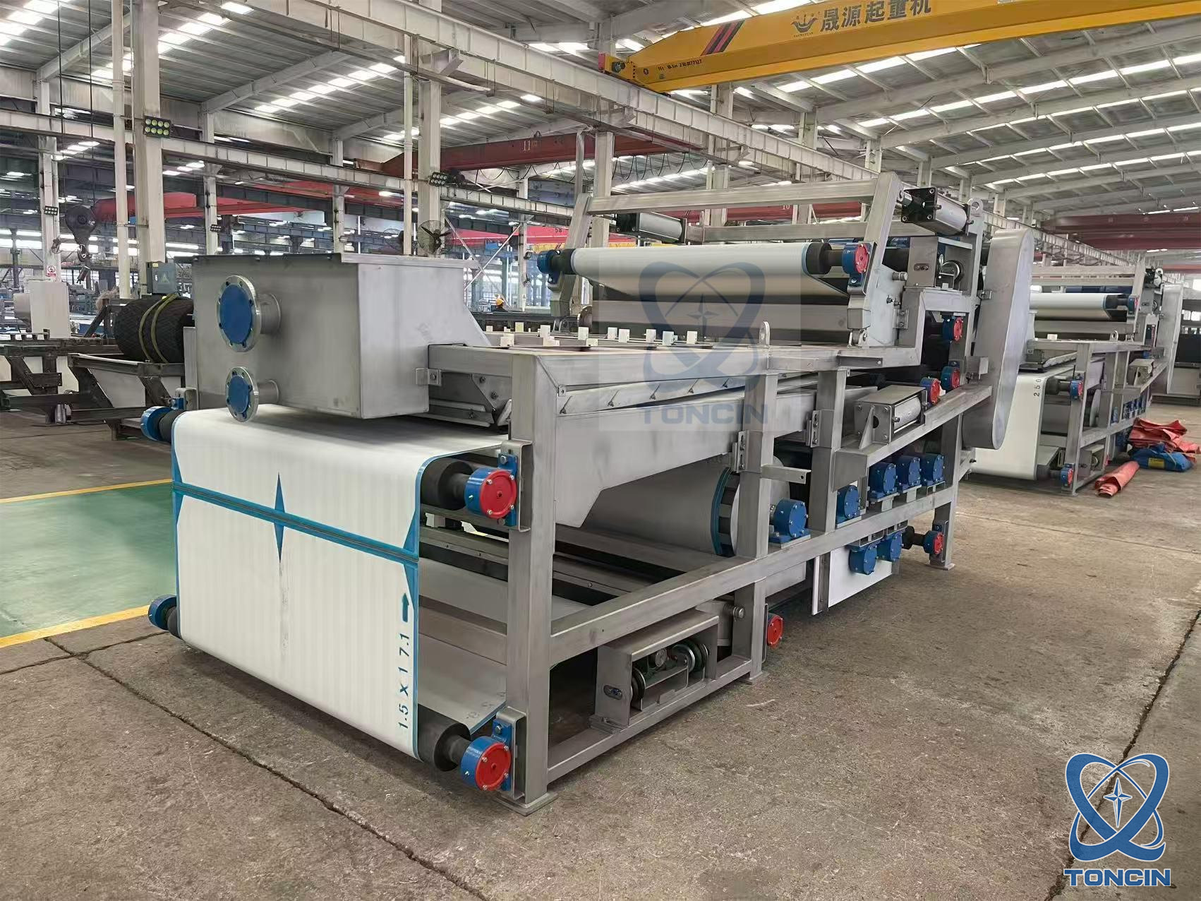 高度な脱水ベルトフィルタープレスの動作原理